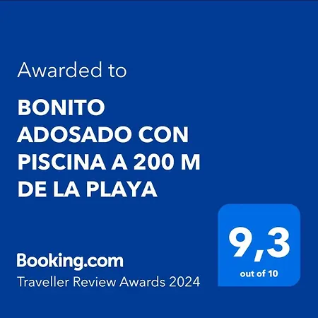 Bonito Adosado Con Piscina A 200 M De La Playa * El Mojon (Alicante)